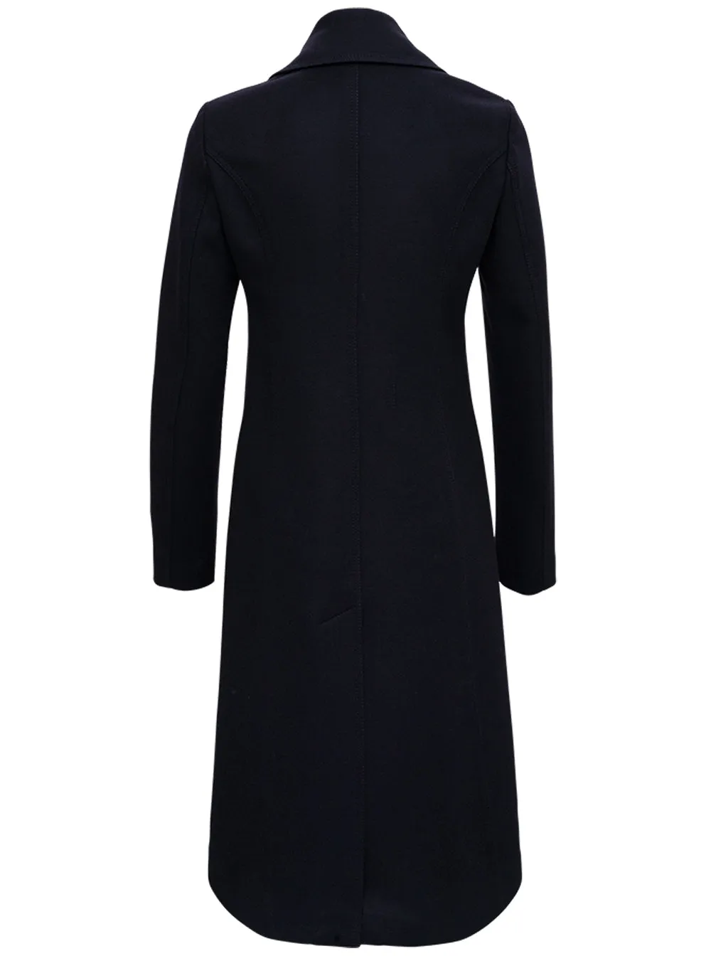 Valentino Double-Breasted Drap Coat