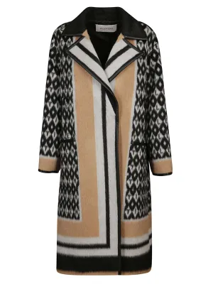 Valentino Foulard Archive Jacquard Coat