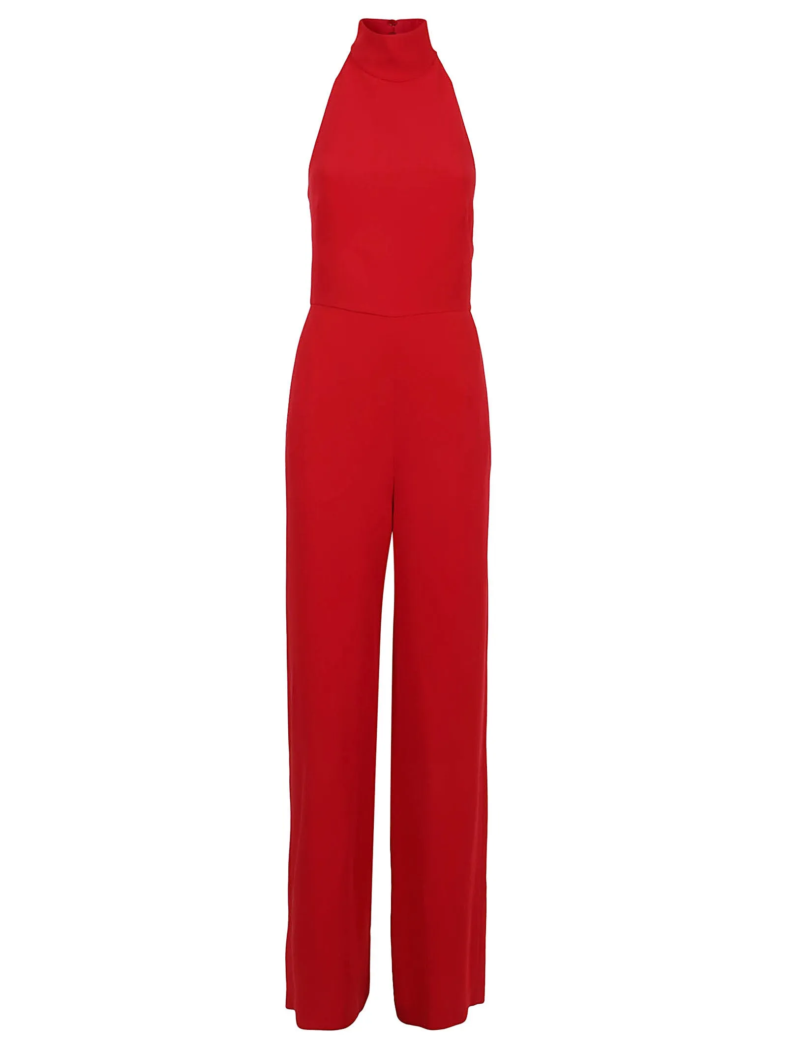 Valentino Halter-Neck Open-Back Jumpsuit