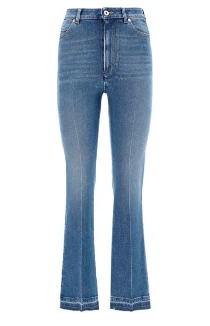 Valentino High Waisted Straight-Leg Jeans
