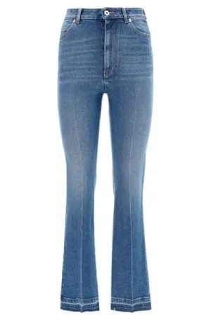 Valentino High Waisted Straight-Leg Jeans