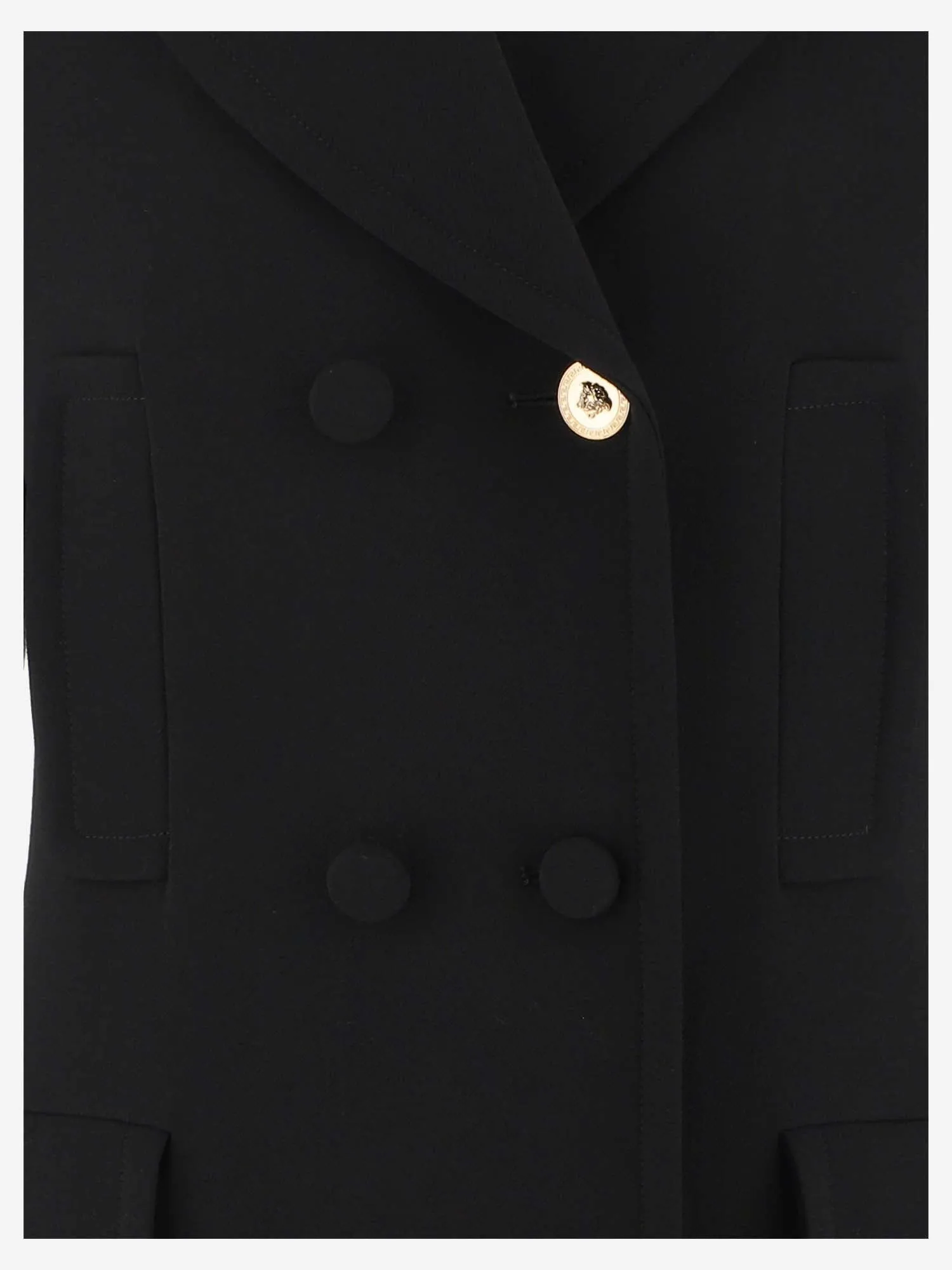 Versace Double-Breasted Coat