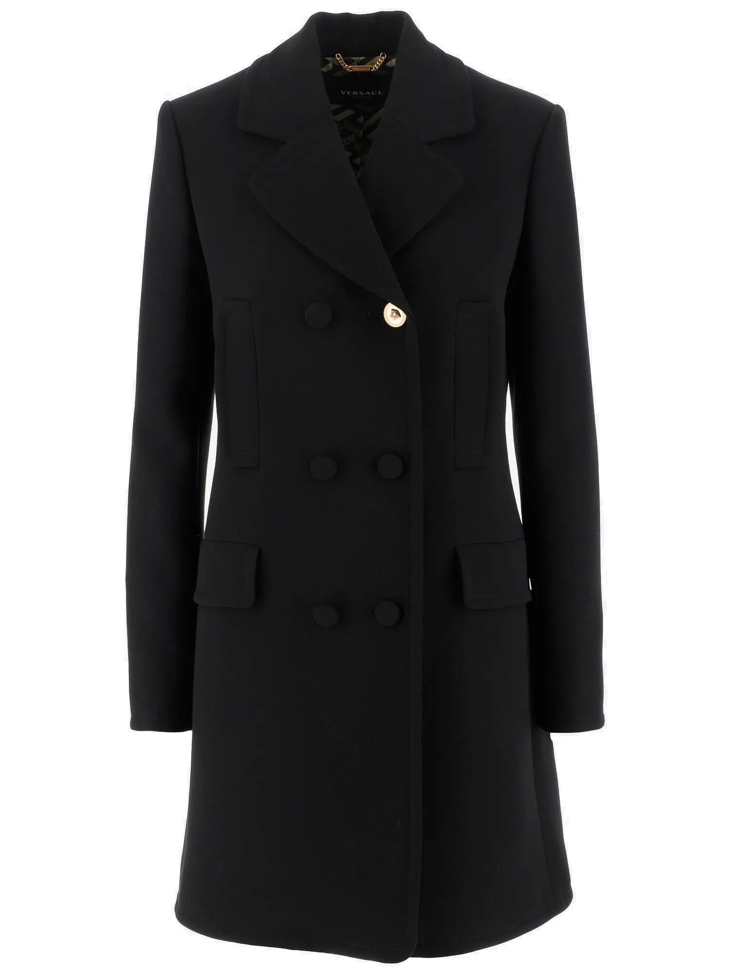 Versace Double-Breasted Coat