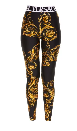 Versace Jeans Couture Baroque Print Leggings