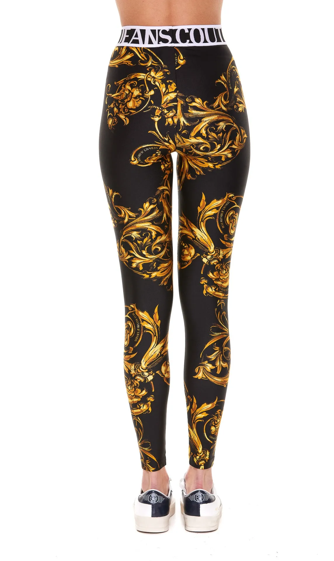 Versace Jeans Couture Baroque Print Leggings