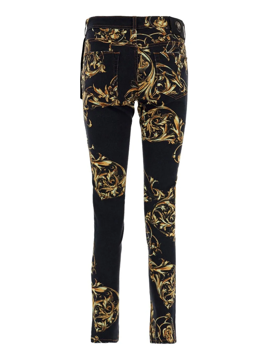 Versace Jeans Couture Baroque Print Skinny Jeans