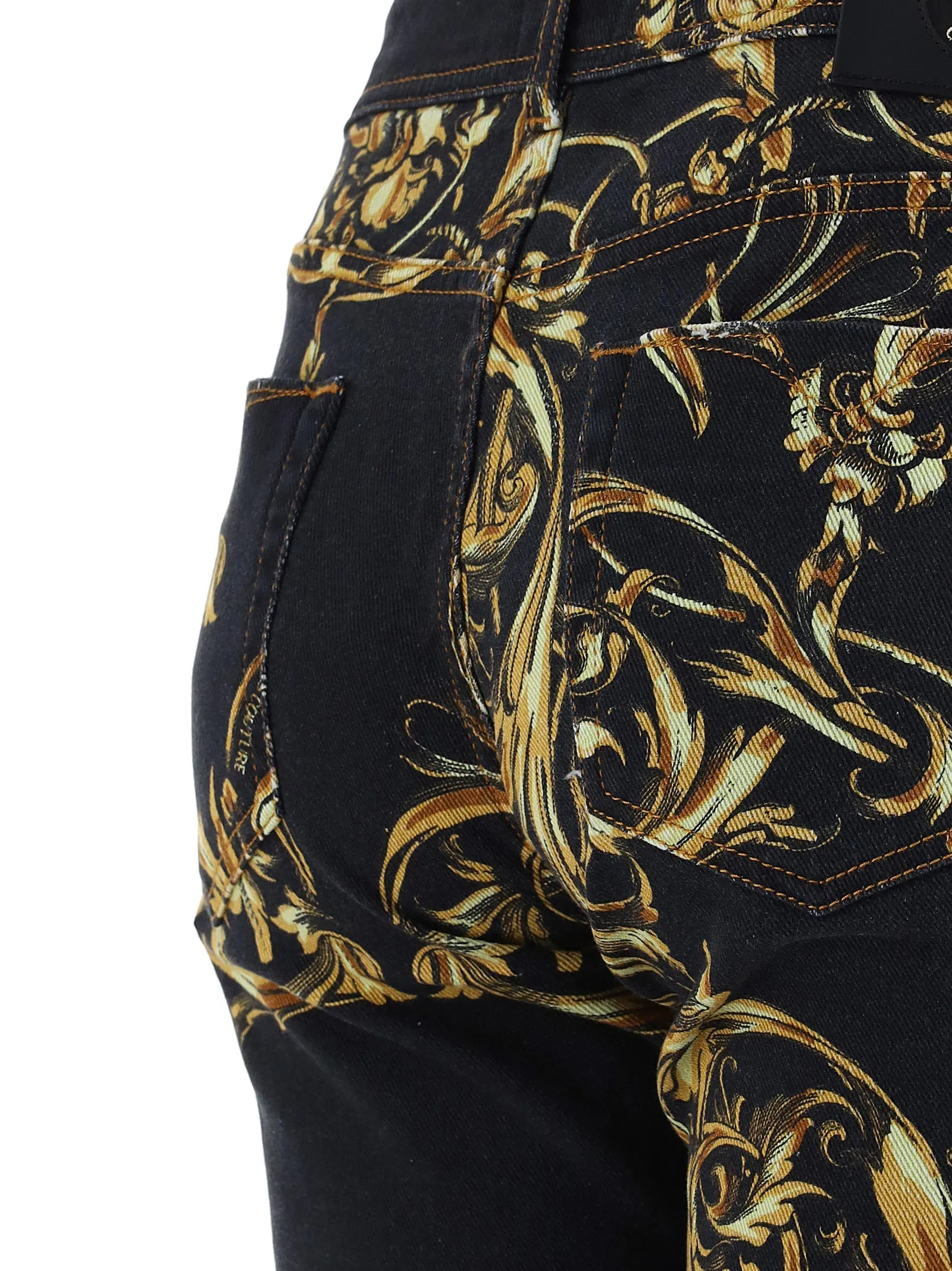 Versace Jeans Couture Baroque Print Skinny Jeans