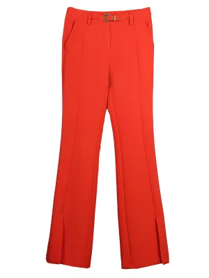 Versace Jeans Couture Belted Flared Mid-Rise Jeans