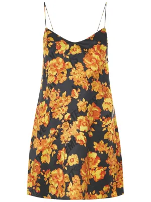 Vetements Floral Printed Sleeveless Dress