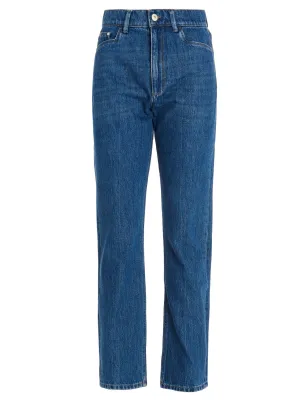 Wandler Button Detailed Straight Leg Jeans