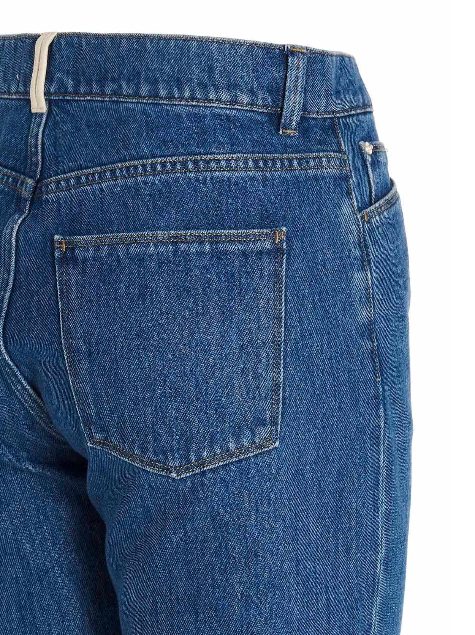 Wandler Button Detailed Straight Leg Jeans