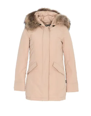 Woolrich Fur-Trim Hooded Coat