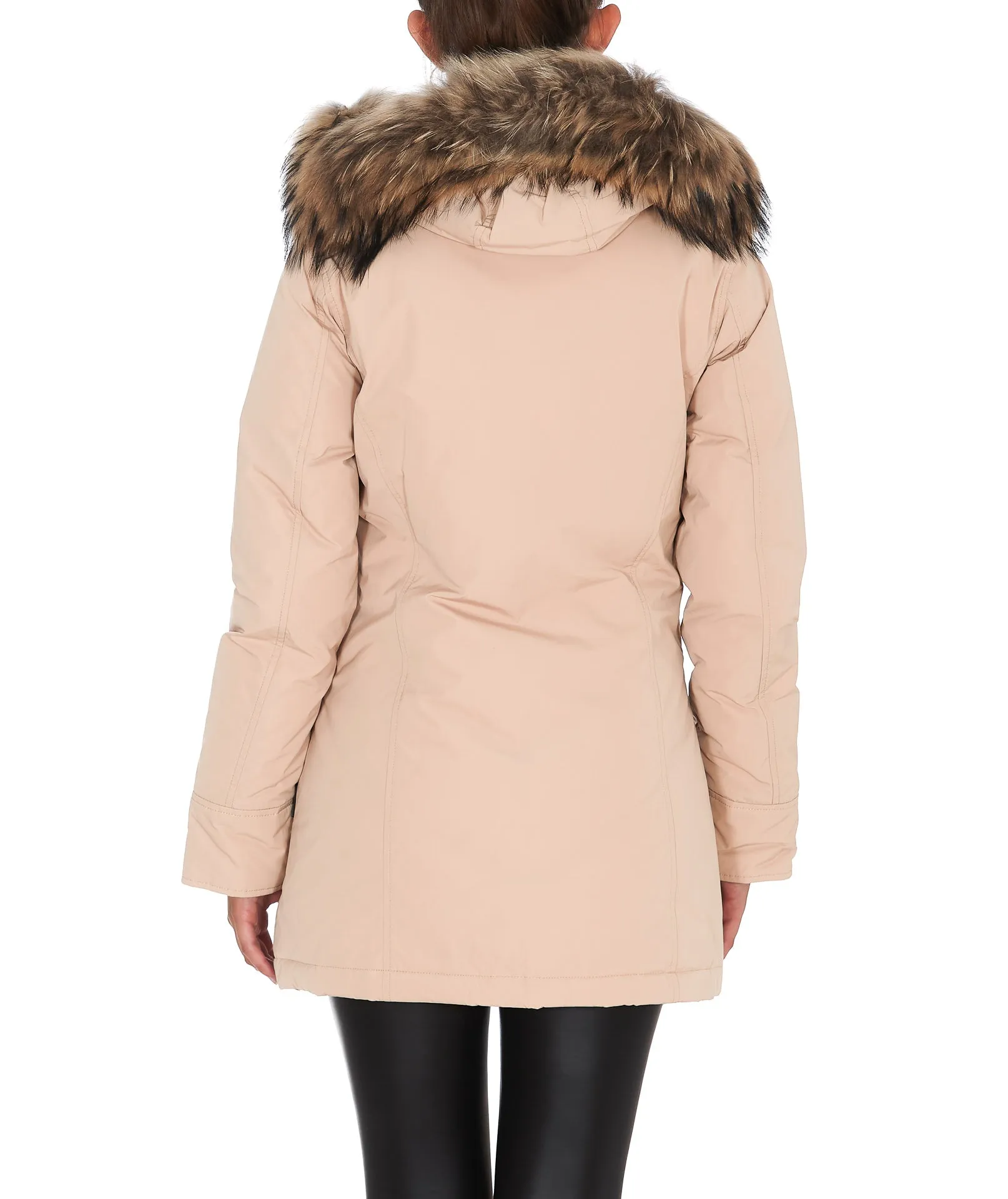 Woolrich Fur-Trim Hooded Coat