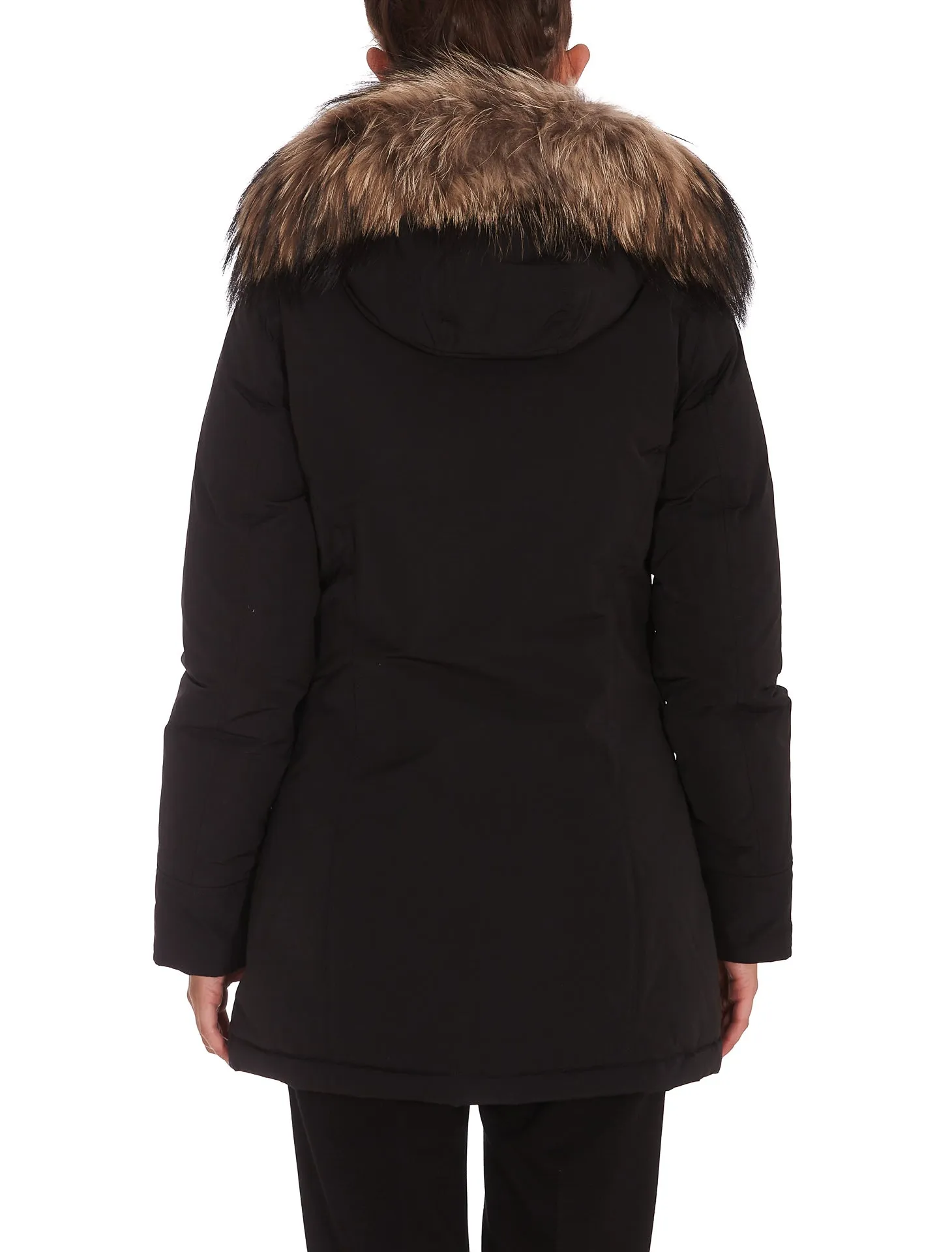 Woolrich Fur-Trim Hooded Parka Coat