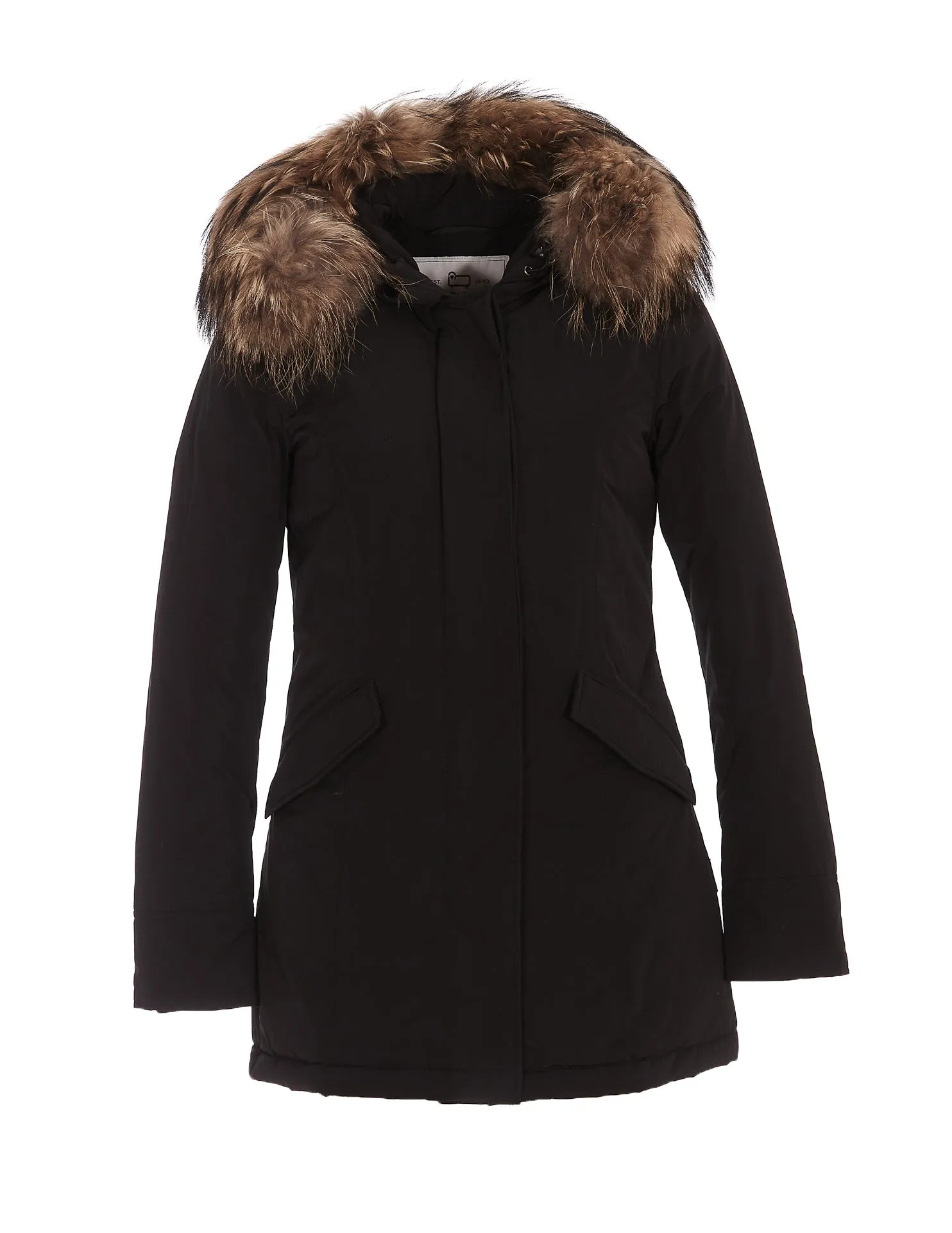 Woolrich Fur-Trim Hooded Parka Coat