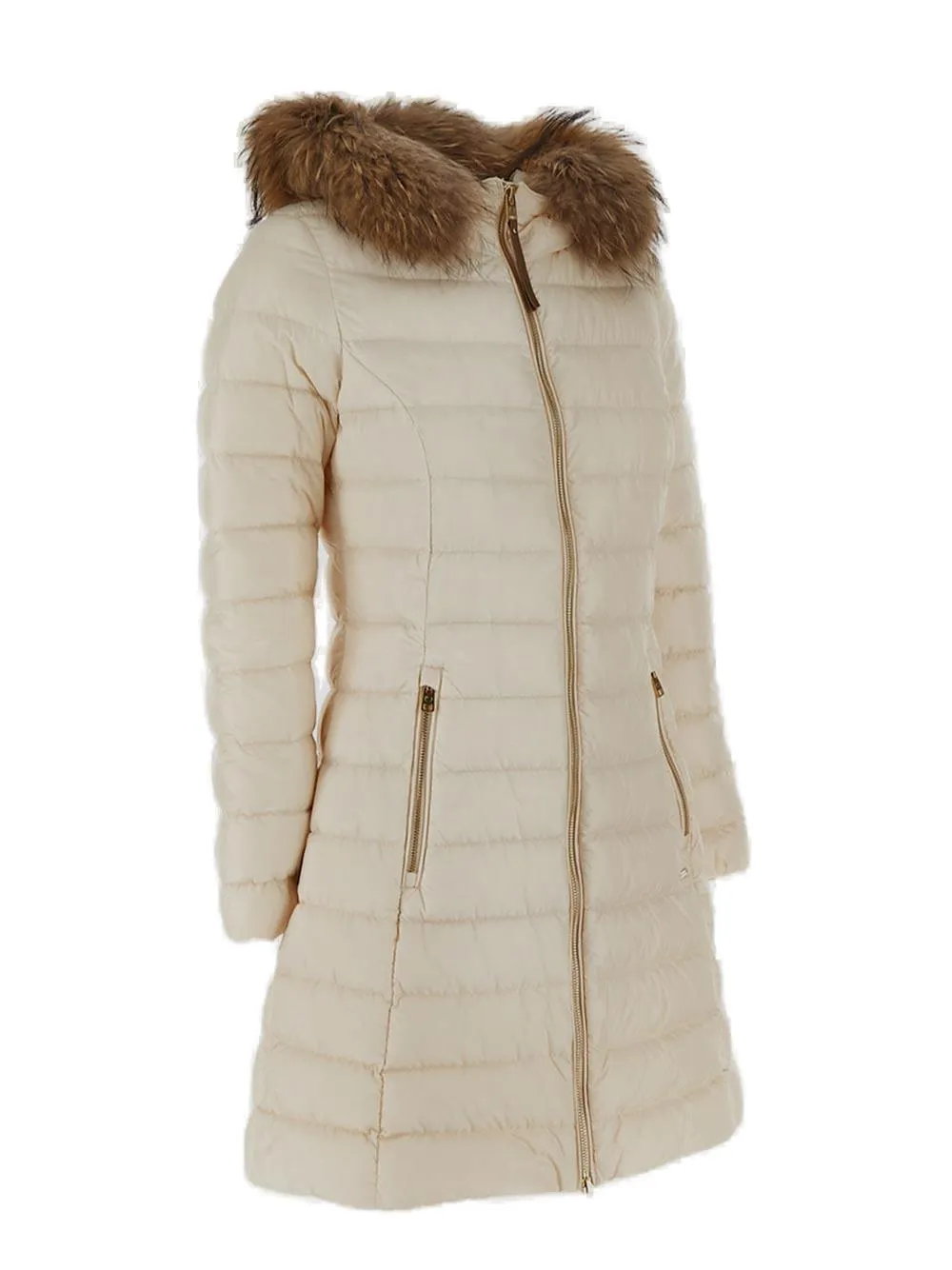 Woolrich Fur-Trimmed Down Coat