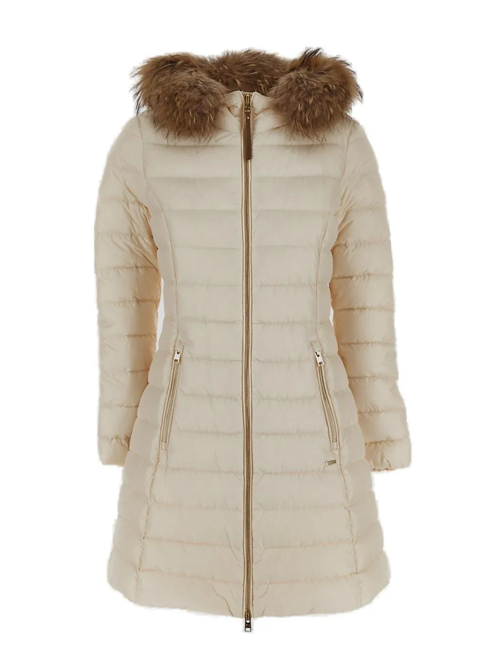 Woolrich Fur-Trimmed Down Coat