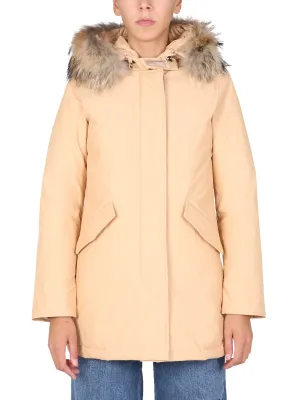 Woolrich Fur-Trimmed Hooded Padded Coat