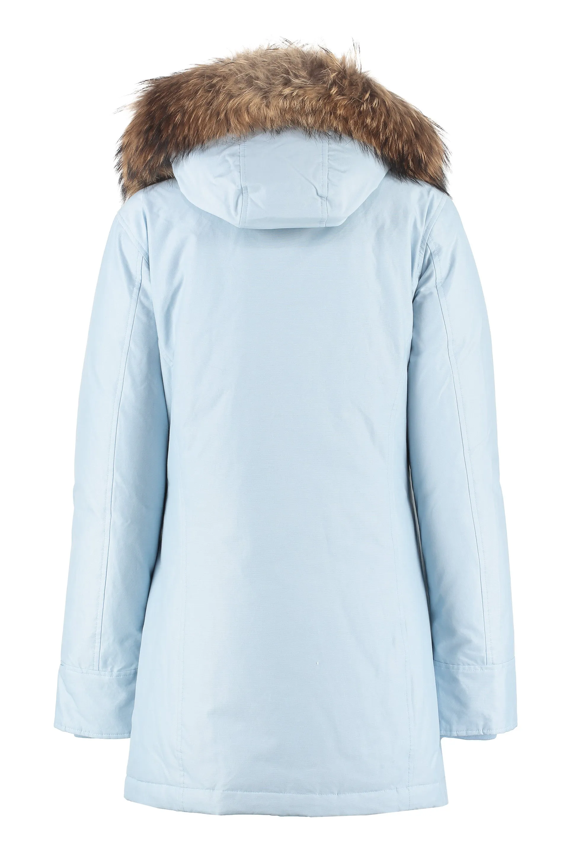 Woolrich Fur-Trimmed Hooded Padded Coat