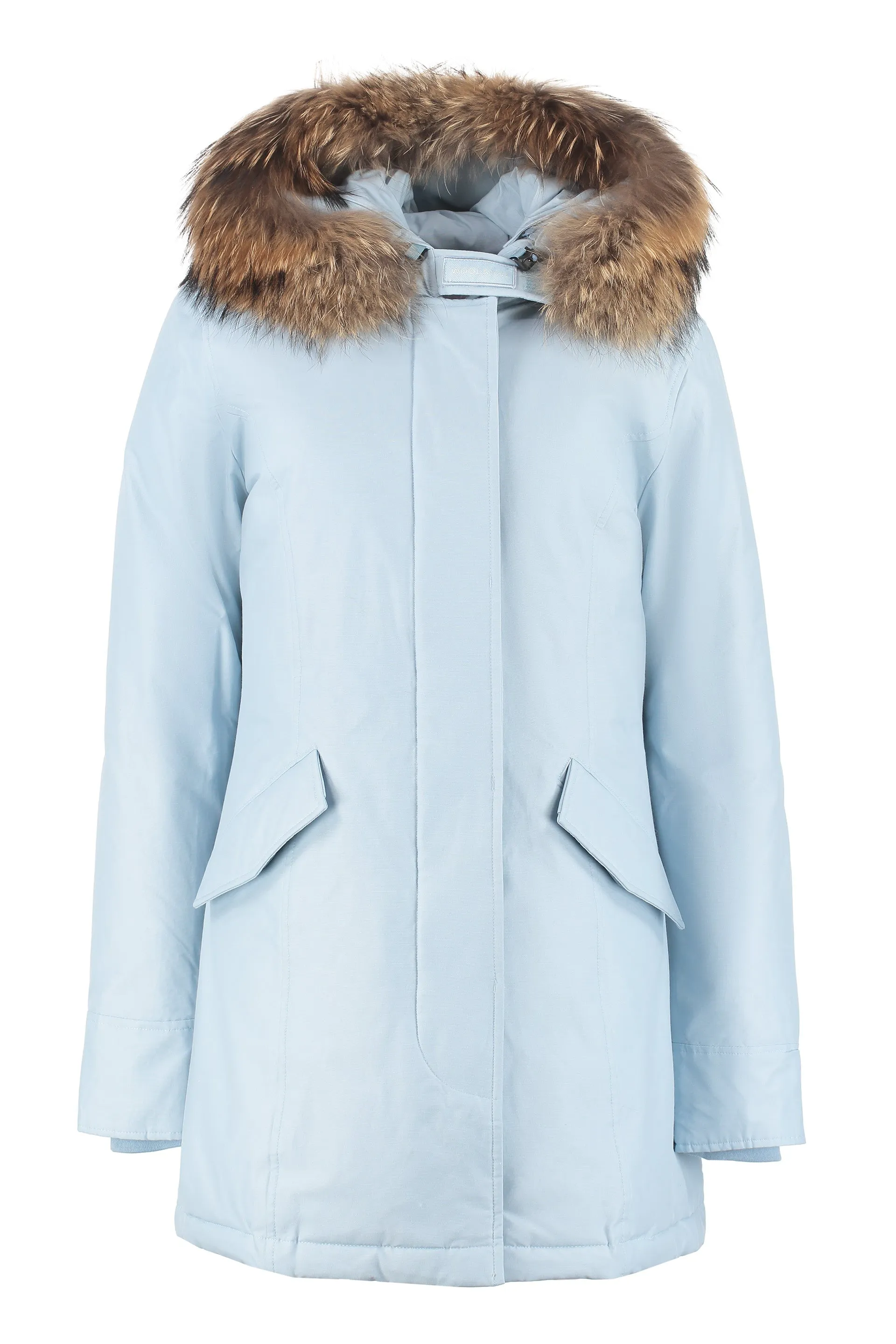 Woolrich Fur-Trimmed Hooded Padded Coat
