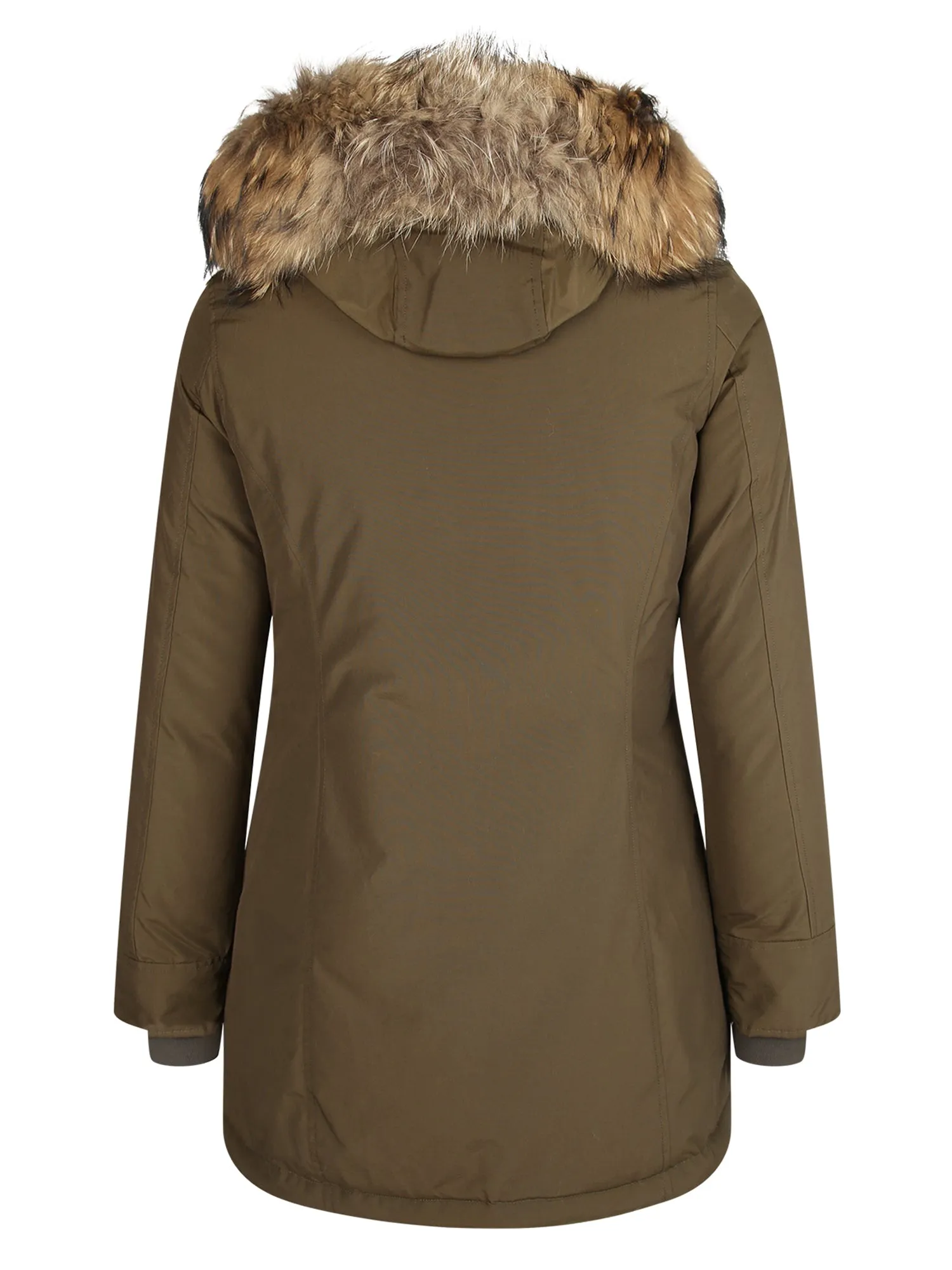 Woolrich Fur-Trimmed Hooded Padded Coat