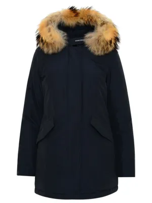 Woolrich Fur-Trimmed Hooded Padded Coat