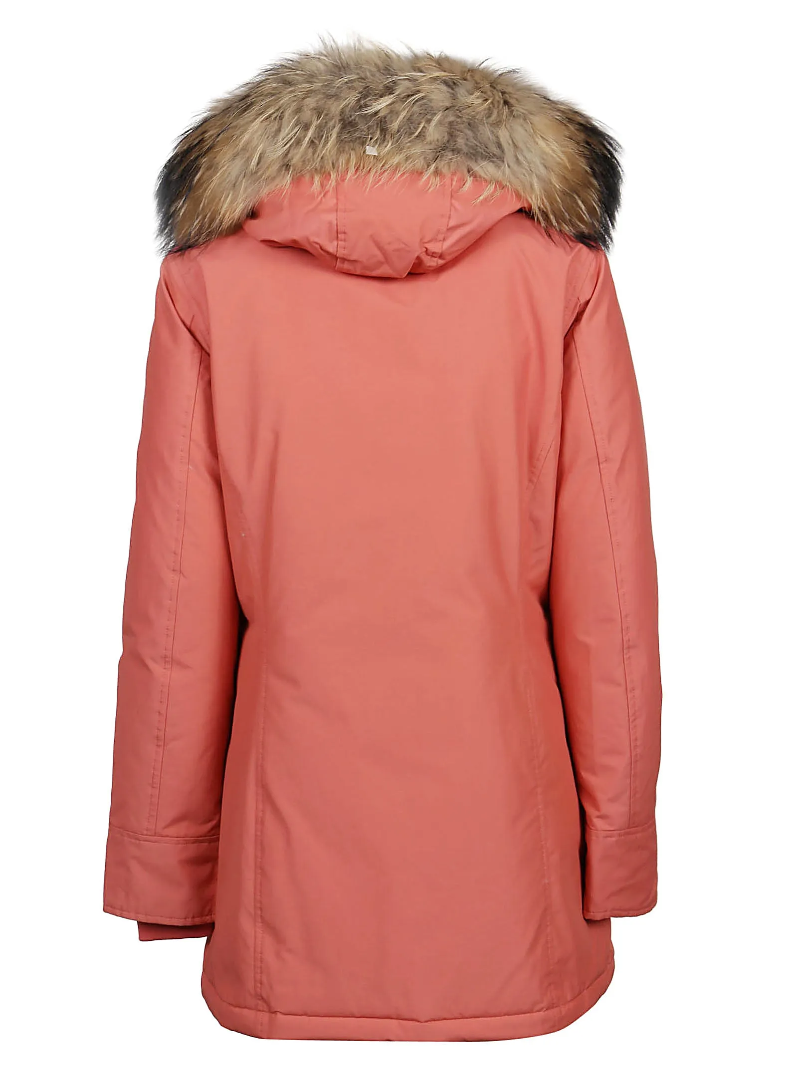 Woolrich Fur-Trimmed Hooded Padded Coat