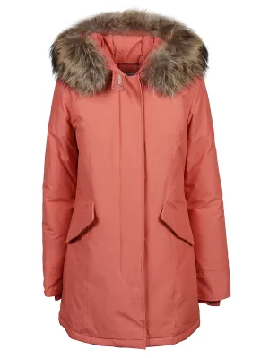 Woolrich Fur-Trimmed Hooded Padded Coat