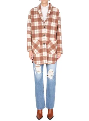Woolrich Gentry Checked Coat