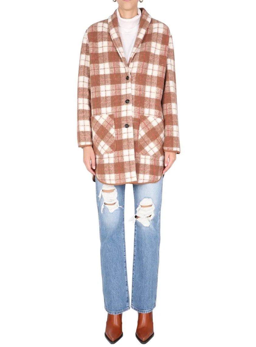 Woolrich Gentry Checked Coat