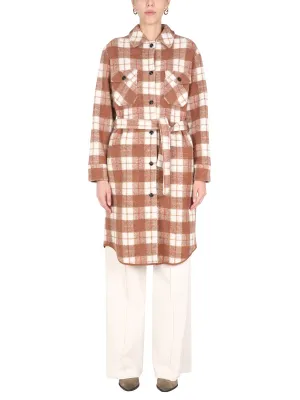 Woolrich Gentry Tie-Waist Coat