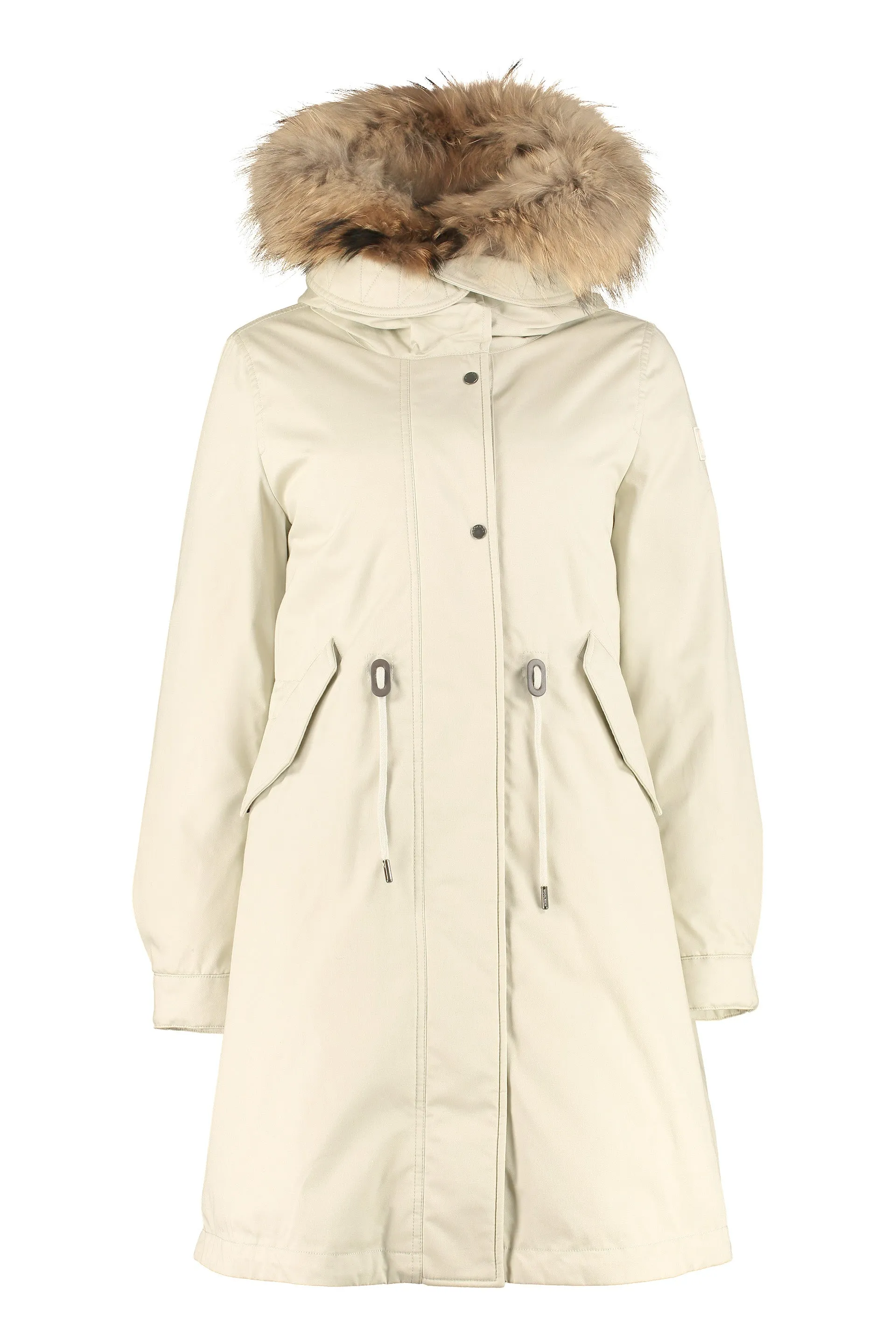Woolrich Hooded Quilted Parka Coat