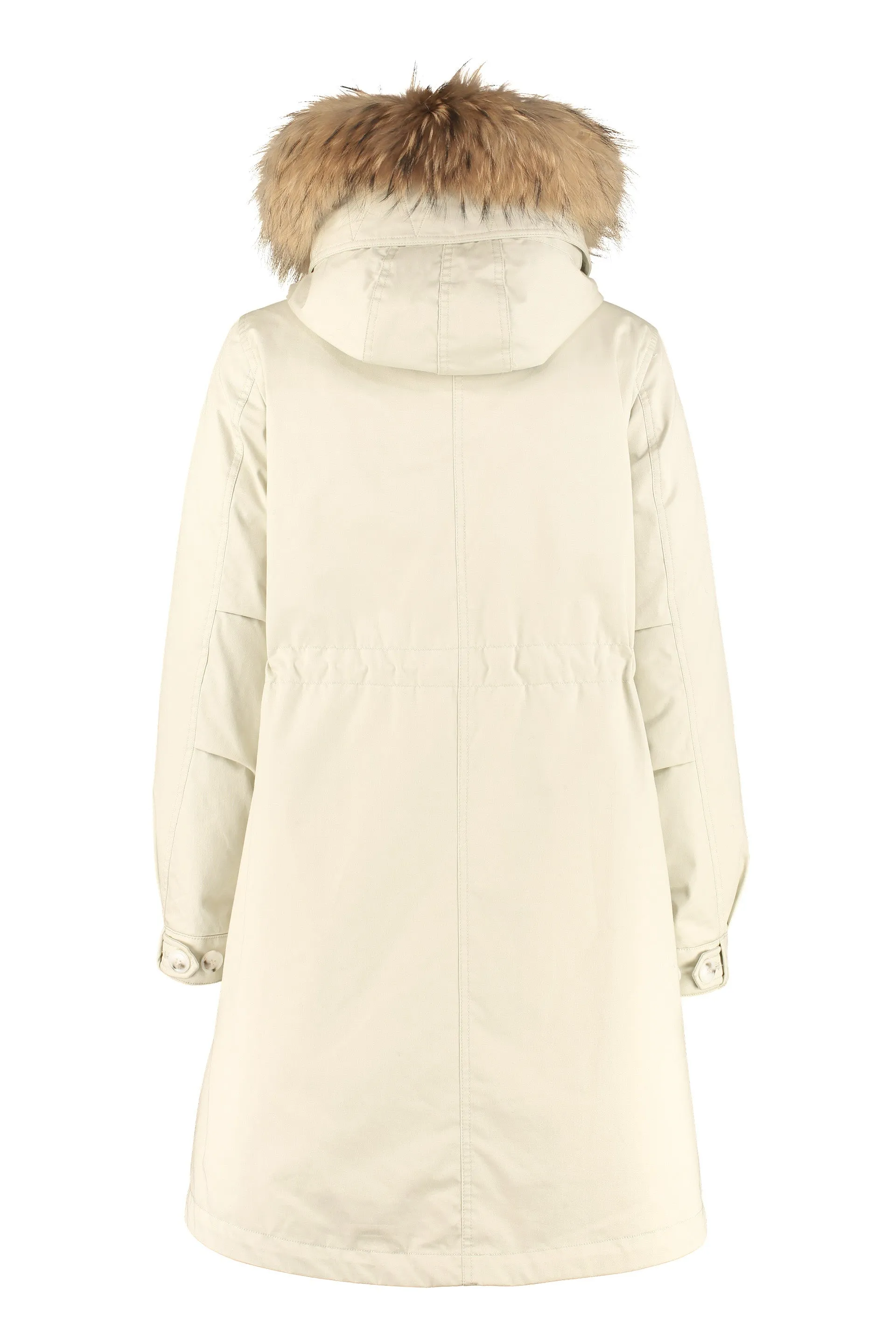 Woolrich Hooded Quilted Parka Coat