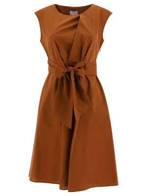 Woolrich Knot-Detailed Sleeveless Dress
