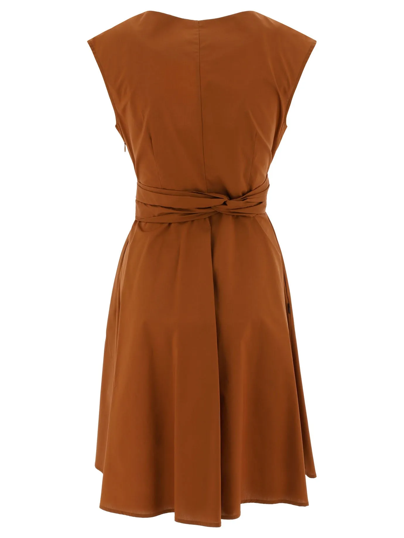 Woolrich Knot-Detailed Sleeveless Dress