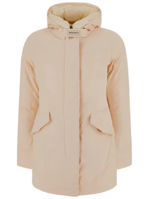 Woolrich Logo Patch Down Coat