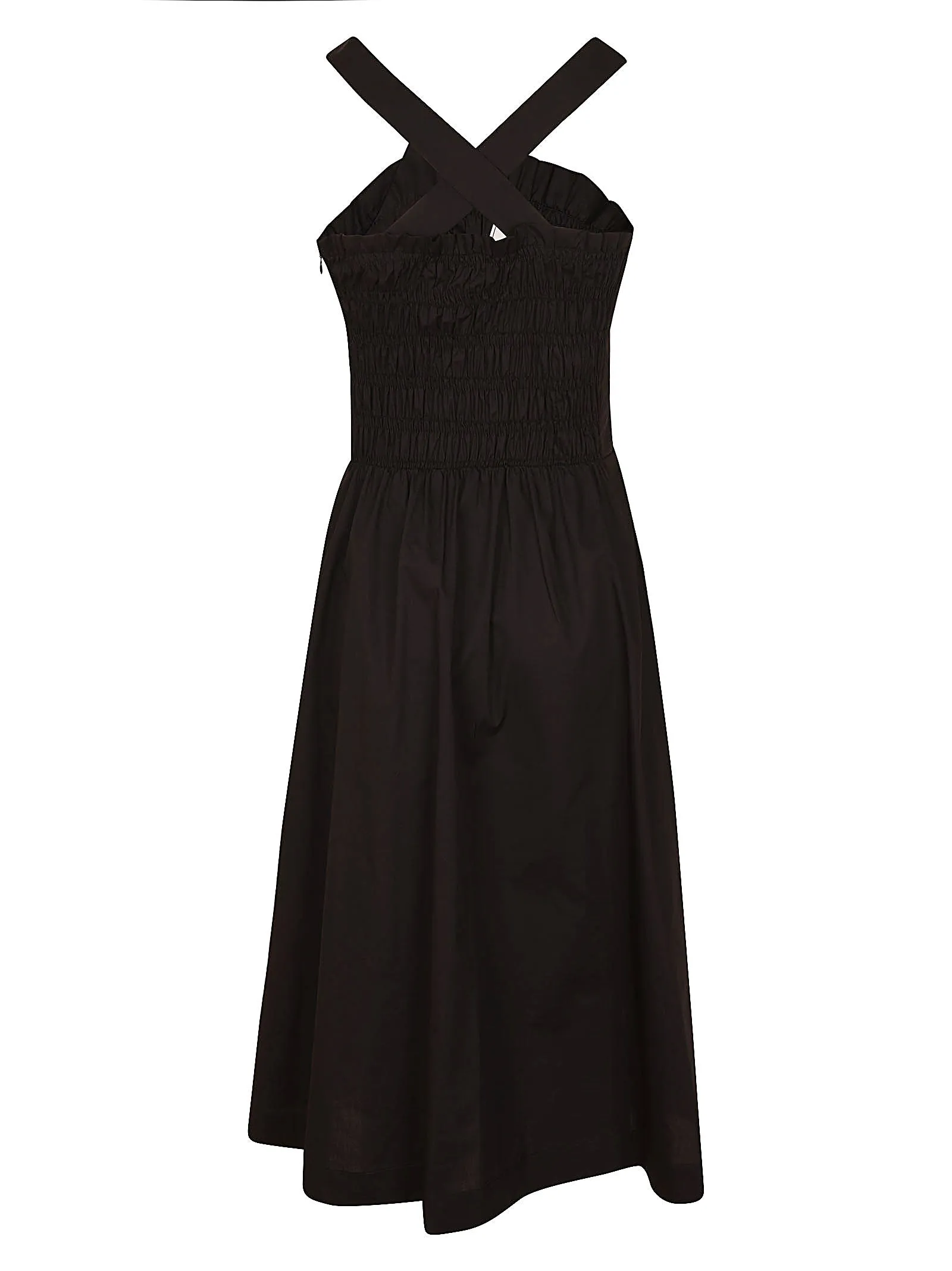 Woolrich Ruched-Panel Sleeveless Dress
