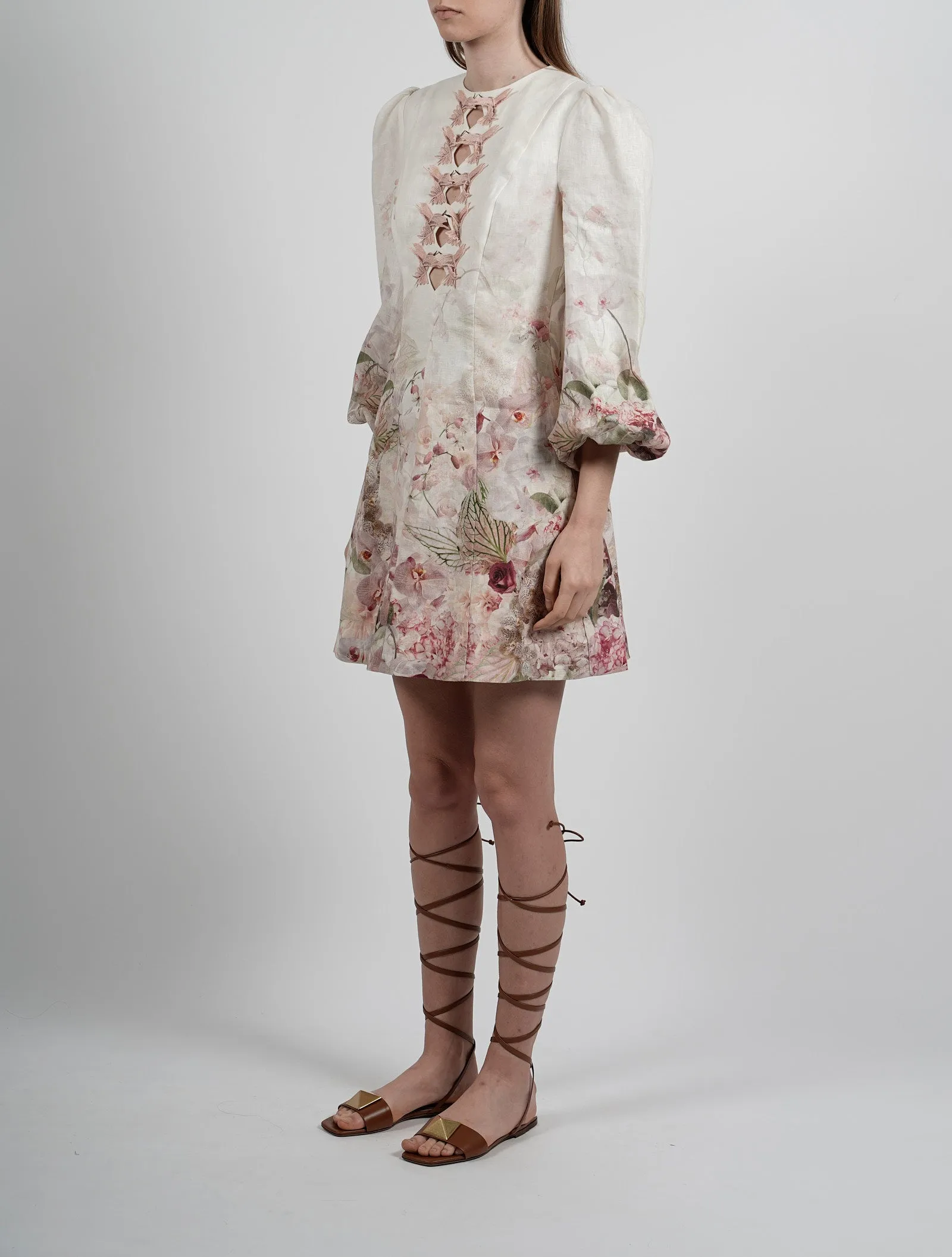 Zimmermann Dancer Hummingbird Mini Dress