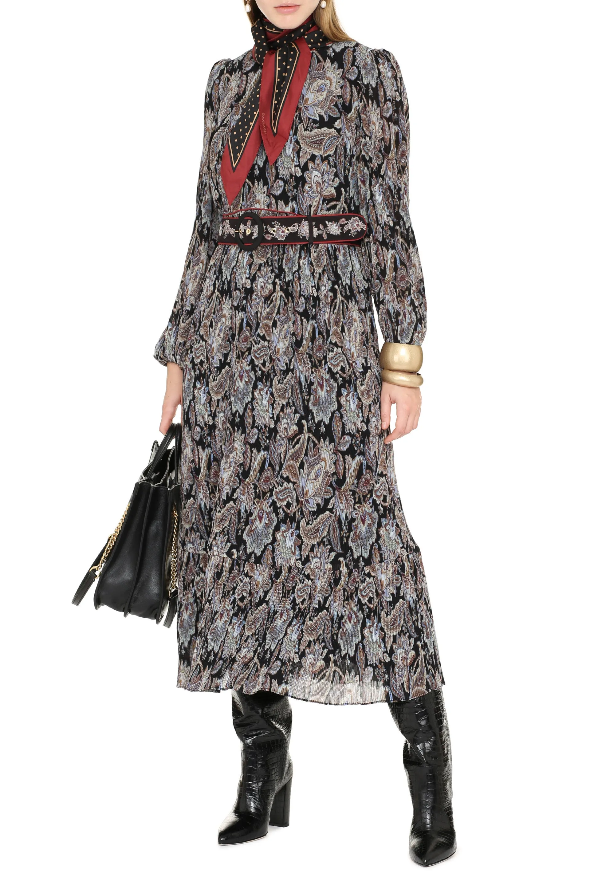 Zimmermann Floral Printed Midi Dress
