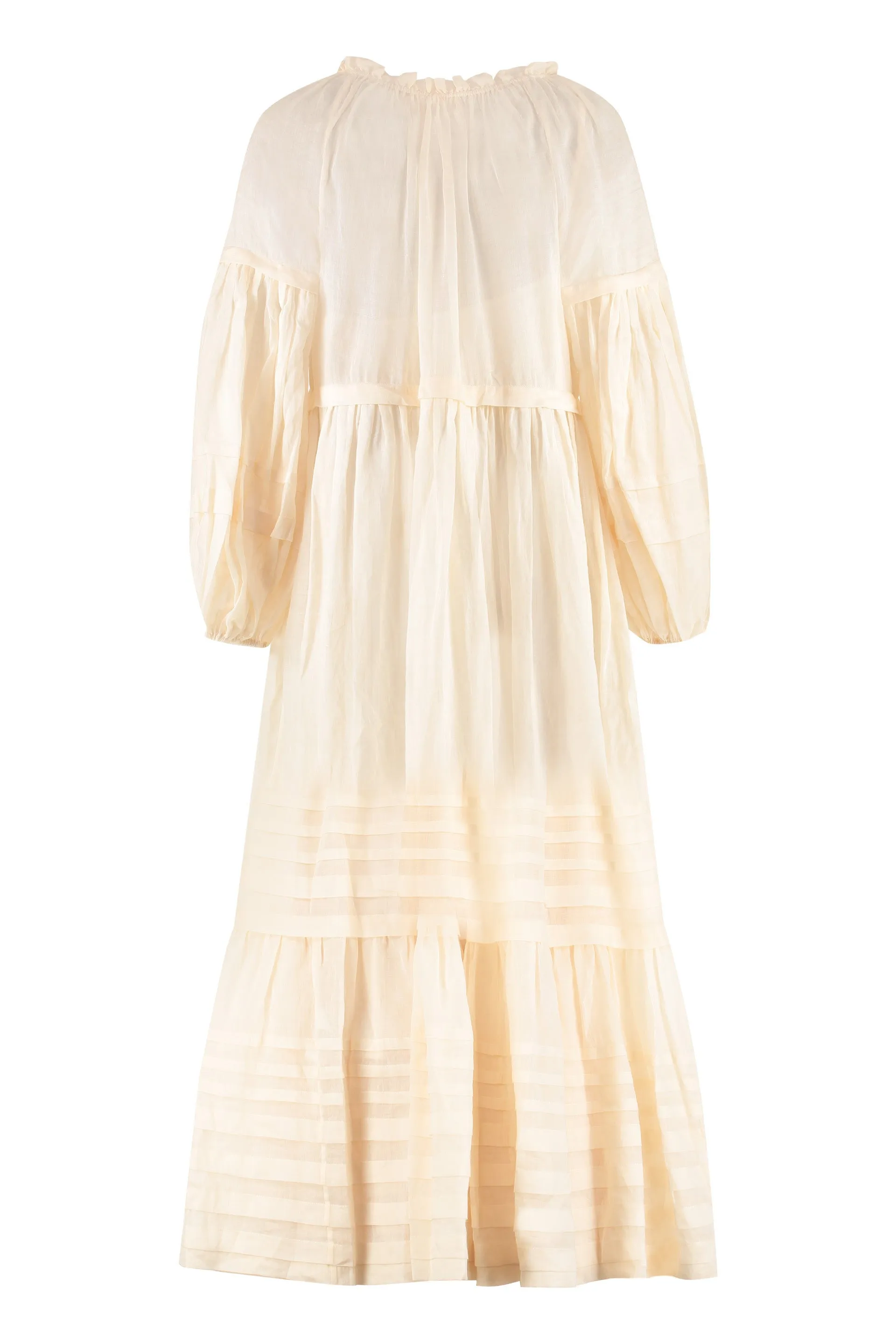 Zimmermann Moonshine Tuck Midi Dress