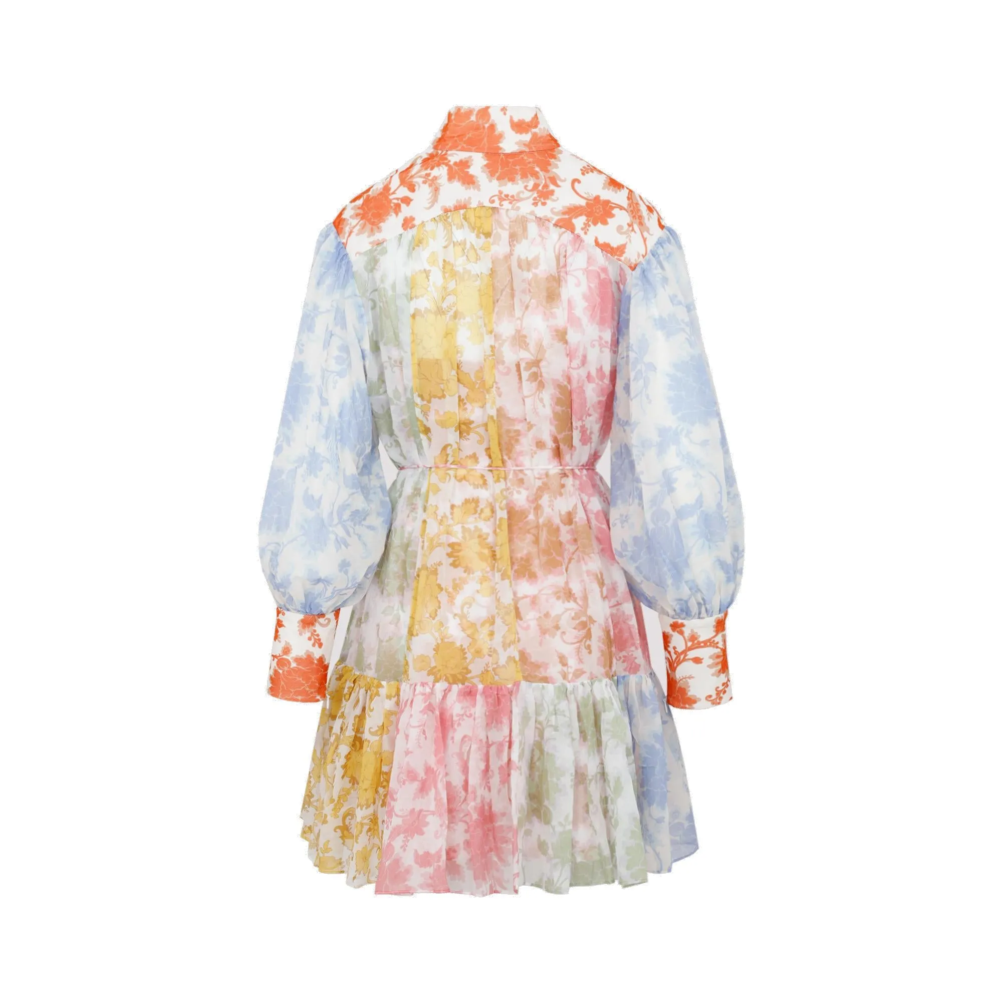 Zimmermann Postcard Lantern Mini Dress