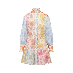 Zimmermann Postcard Lantern Mini Dress