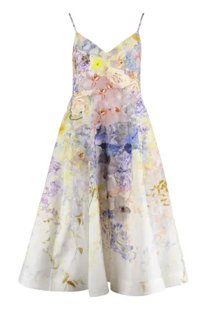 Zimmermann Rhythmic Picnic Midi Dress