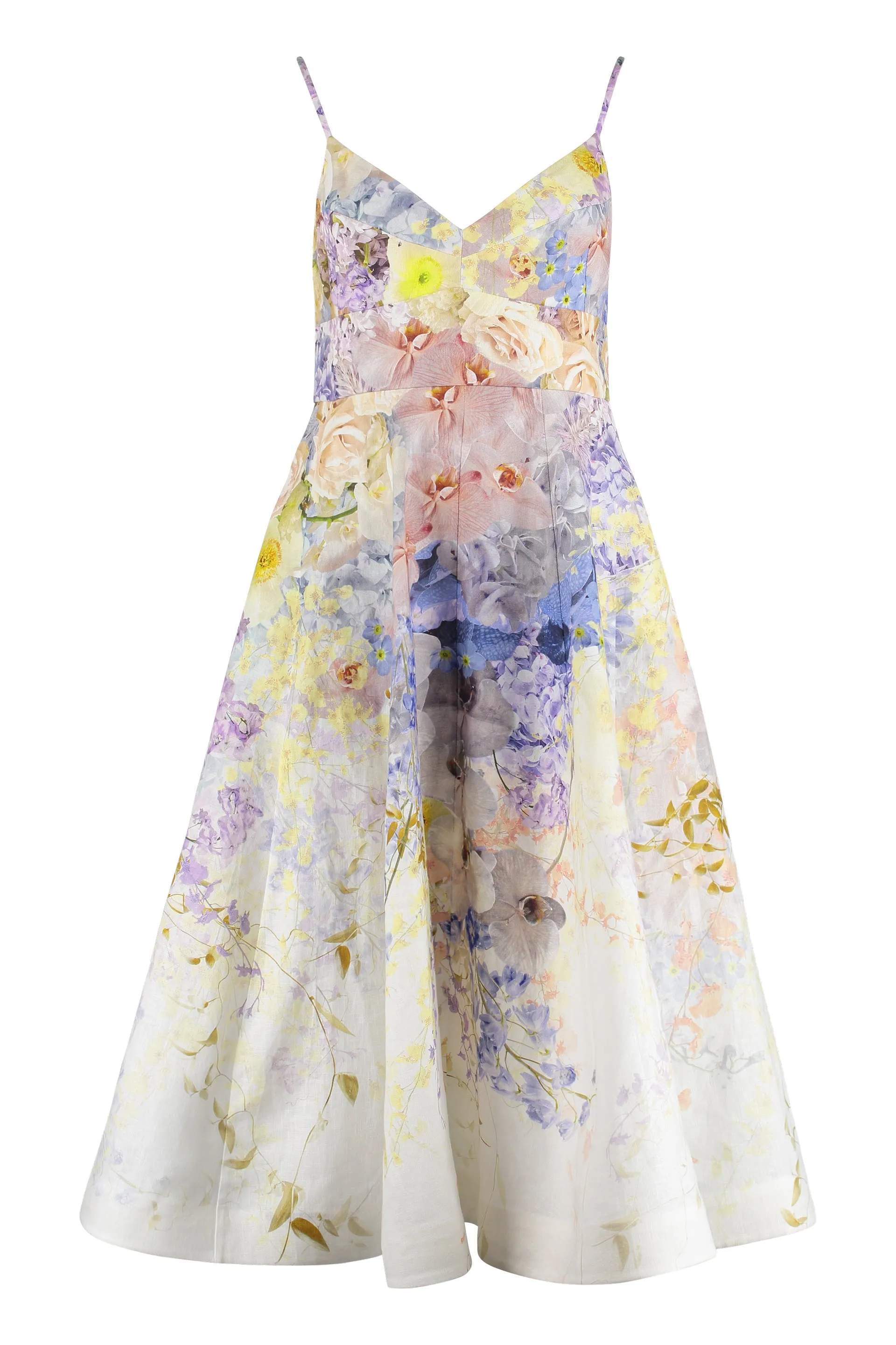 Zimmermann Rhythmic Picnic Midi Dress
